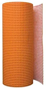 Uncoupling Membrane 3.3 feet x 53.5 feet / 175 Square Feet - Tile Underlayment Mat - Waterproofing, Anti-Fracture, Crack Isolation Membrane (1/8 inch Thick)