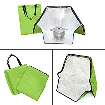 KINWAT Green Portable Solar Oven Bag Cooker Sun Outdoor Camping Travel Emergency Tool for Cooking Oven Tools Mayitr