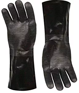 Best Insulated BBQ Pit Gloves * 14" Length for Outdoor Barbecue, Cooking and Frying! * Designed For the Pit Master To Use With Your Turkey Fryer, BBQ, Smoker & For All Your Cooking and Food Handling. Heavy Duty Heat Resistant TEXTURED Neoprene.