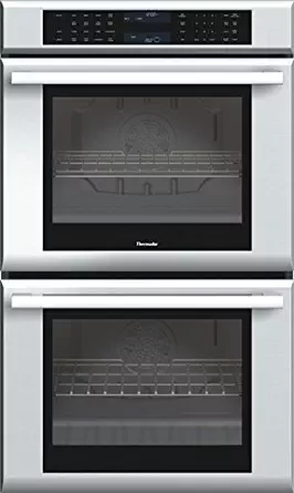 Thermador MED302JS Double Masterpiece Oven, True Convection Upper plus Lower, 30 in. 3Xt Racks