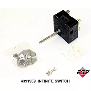 New Genuine OEM Whirlpool/Kenmore Stove/Oven/Range Universal Infinite Switch - Part # 4391989
