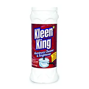 Kleen King Aluminum Cleaner and Brightener (14 oz, 4 Pack) Helps Remove Stains and Tarnish from Pots and Pans, Multi-Purpose Cleaner, Stain Remover Cleaning Powder