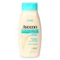 Aveeno Active Naturals Fragrance Free Skin Relief Body Wash, 18-Ounce Bottles (Pack of 3)