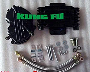 Fincos CG125 CG150 CG200 CG250 125cc 250cc Dirt Pit Bike Motorcycle Radiator Cooling System Alloy Silver Accessories
