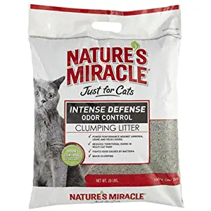 Nature's Miracle Intense Defense Clumping Litter, 20 lb