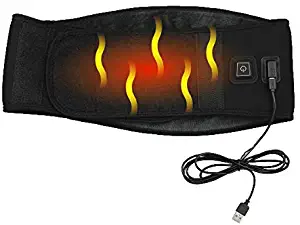 Obbomed MH-2370L, 16-Magnets & New Heating Technology- Graphene Far Infrared Heating Elements, 5V, 10W USB Electric Heated Belt, Fast Heating, Pain Relief Ideal use for Office, Home, or Work Outdoor