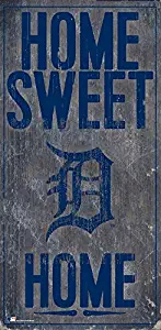 Fan Creations Detroit Tigers"6x12" Home Sweet Home Wood Sign