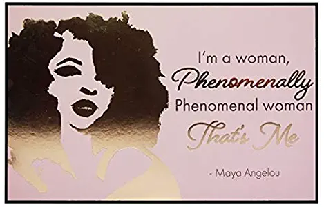 African American Expressions - Phenomenal Woman Wall Plaque (10" x 6.3" x .7") CHWP-36
