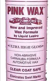 1 Bottle- Car Wax &ndash; Streak Free Car Polish &ndash; Easy to Apply Car Care Product &ndash; Ultra High Gloss for Automotive Detailing &ndash; Car Cleaning Product by Pink Wax for a Showroom Shine