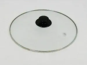 NEW, Quality Rival Replacement Crock Pot Glass Lid black 5-Quart 38501-C33135