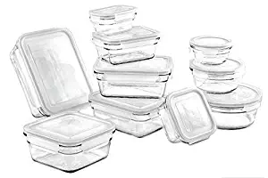 Glasslock Assorted Oven Safe Container Set - 20 Piece, Clear