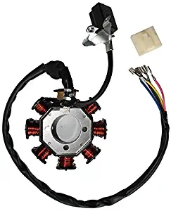 8 Coils Magneto Stator Plate for CG125 CG150 CG200 CG250 200cc 250cc Water or Air Cooled ATV Quad Dirt Pit Bike Go Kart