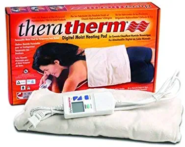 Theratherm digital moist heat pad, large (14"x27")