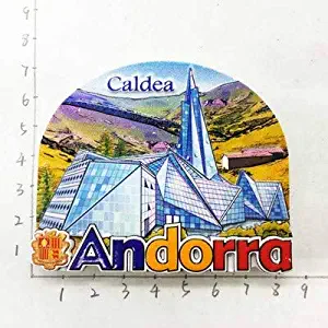 Europe Andorra Monaco Spain France Corsica island tourist souvenir caldes Furniture & Decorations magnet fridge magnets Scenic spot tourist souvenir refrigerator sticker