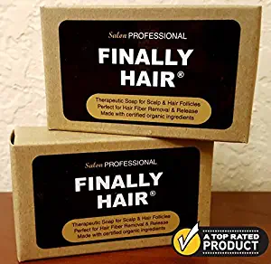 Shampoo & Conditioner Bars To Help Prevent Hair Loss. Two Therapy Bars Packed with Organic Ingredients Fight Hair Loss For Healthier Hair & Fiber Removal (2 Pack - two 4 oz bars)