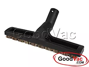 GOODVAC Deluxe 12" Hardwood Floor Tool with Natural Horsehair Brush Bristles use with Rainbow, Kirby, Miele and More.