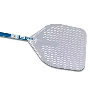 14-inch Rectangular Perforated Pizza Peel - 47-inch Handle