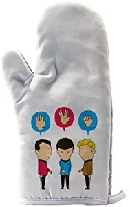 Hat Shark 'Paper, Scissors, Rock' Funny Space Show Parody - Barbecue Baking Oven Mitt