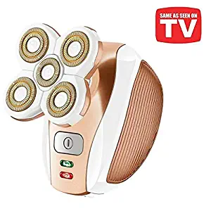 Painless Hair Shaver for Women - Electric Lady Razor Epilator Trimmer for Leg Face Lips Body Underarms Armpit Bikini Area - Rechargeable Female Hair Removal - As Seen On TV