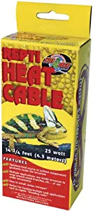 Zoo Med Repti Heat Cable, 14.75' Length