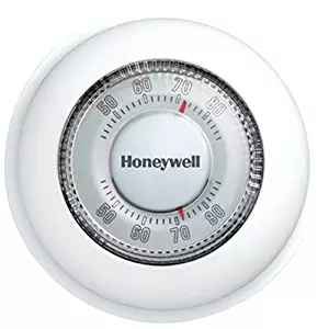 Honeywell CT87K1004 Not Available CT87K The RoundHeat Only Manual Thermostat, Large White