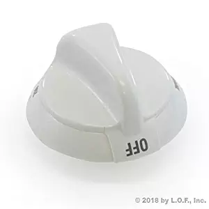 Red Hound Auto 1 Oven Range Thermostat Temperature Knob White Replacement Compatible with General Electric Hotpoint RCA Stove WB03K10036