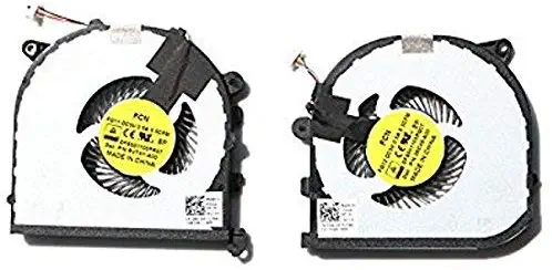 SWCCF New CPU Cooling Fan Cooler for Dell Precision 15 (5510) XPS 15 (9550), P/N: RVTXY, 0RVTXY CN-0RVTXY CN-036CV9, DFS501105PR0T (Left & Right Side Fan)