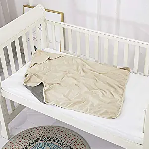EMF Protective Belly Pregnancy Baby Blanket, Organic, Anti-Radiation, Natural Beige, 36"x30"