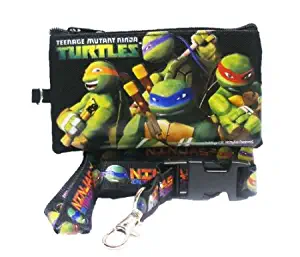 5Star-TD Ninja Turtles Black Lanyard with Coin Purse