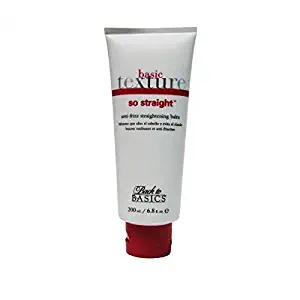 Back to Basics ~ Basic Texture So Straight ~ Anti-Frizz Straightening Hair Balm ~ 6.8oz (Quantity 1)