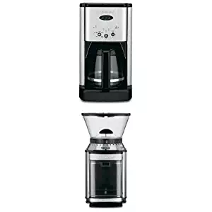 Cuisinart DCC-1200 Brew Central 12-Cup Coffeemaker and DBM-8 Supreme Grind Automatic Burr Mill Bundle
