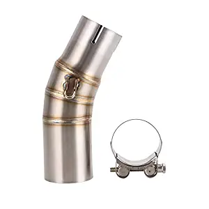 Motorcycle 51Mm Stainless Steel Exhaust Pipe for Kawasaki Ninja 400 Z400 2018 2019 Ninja 400 Connecting Tube