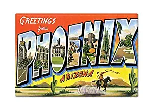 Greetings from Phoenix Arizona Fridge Magnet