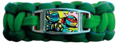 Teenage Mutant Ninja Turtles One on a Card Paracord Bracelet with Charm