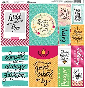 REMINISCE WAF-100 Wild & Free Stickers Poster