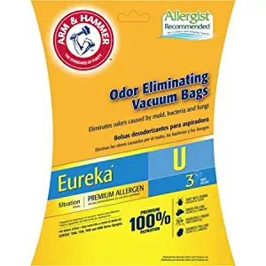 Arm & Hammer 9-Pack Odor Eliminating Vacuum Bags, Eureka U Premium Allergen