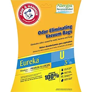 Arm & Hammer 9-Pack Odor Eliminating Vacuum Bags, Eureka U &Acirc;&trade; Premium Allergen