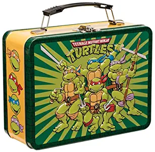 Vandor 38070 9 by 7.5 by 3.5-Inch Teenage Mutant Ninja Turtles Tin Tote, Multicolored