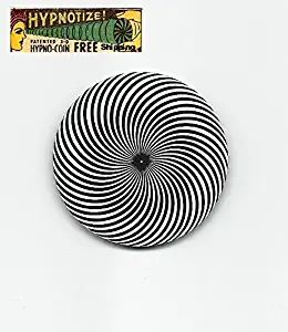 Retro Hypnotic Disk Hypno-Coin - Refrigerator Magnet