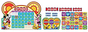 Eureka Mickey Mouse Classroom Calendar Teacher Supplies, 0.1'' x 18'' x 28'', 110pc