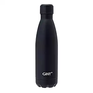 GiNT Stainless Steel Vacuum Insulated Double Walled Water Bottle for Outdoor Sports, Cola Shape,Travel Mug, 17oz / 500ML, Black