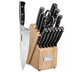 Cuisinart Triple Rivet 15-Piece Cutlery Knife Block Set