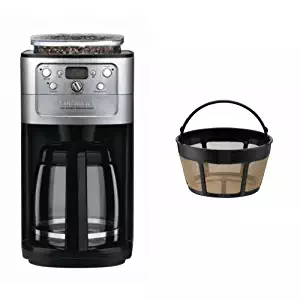 Cuisinart DGB-700BC Grind-and-Brew 12-Cup Automatic Coffeemaker and Filter Bundle