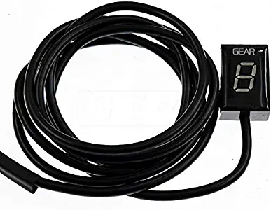 nhanh - Motorcycle LCD Electronics 1-6 Level Gear Indicator Digital Gear Meter Accessories For Kawasaki Ninja 300 2013-2016 2017 2018 (Green Light)