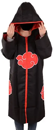 Naruto Akatsuki Organization Members Cloak Ninja Robe Hooded