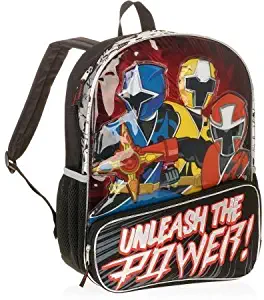Power Rangers Unleash The Power 16 Backpack Bookbag