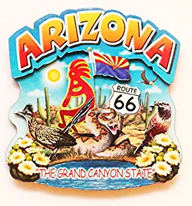 Arizona State Montage Wood Fridge Magnet 2