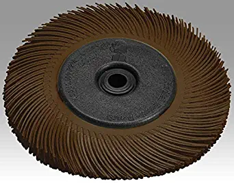 5/Pk 3M Scotch-Brite 27603 Radial Bristle Brush 6 Inch X 1/2 Inch X 1 Inch 36 with Adapter // 7100138290