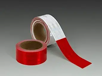 3M (983-72) Conspicuity Marking 983-72 ES Red, (2 in x 7 in cuts) [You are purchasing the Min order quantity which is 1 Rolls]