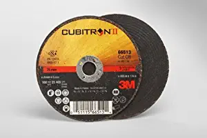 3M Cubitron II COW Ceramic Cutoff Wheel - Type 1 (Straight) - 60 Grit Medium Grade - 3 in Dia 1/4 in Center Hole - Thickness 0.035 in - 25465 Max RPM - 66513 [PRICE is per WHEEL]